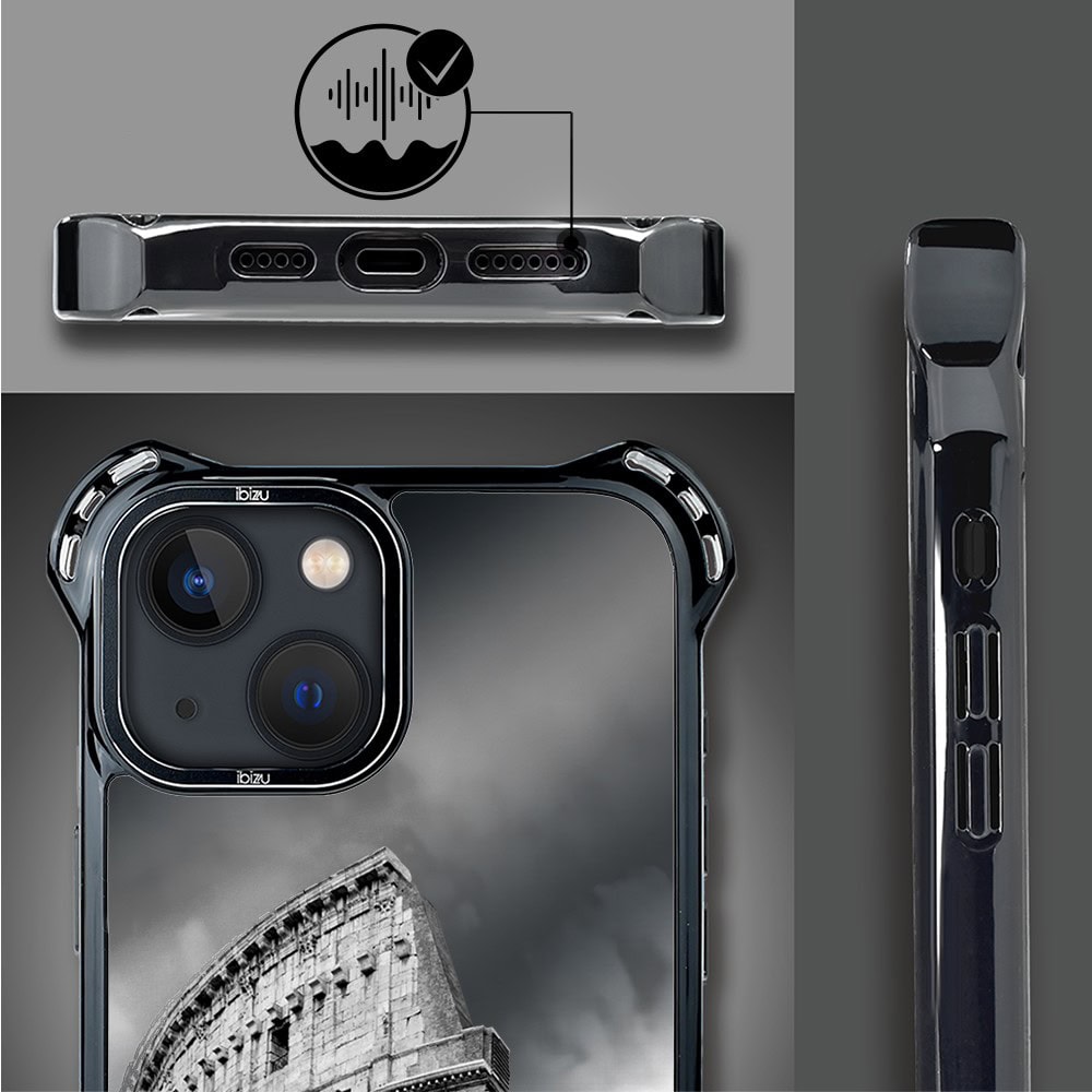 Etui do iPhone 13, Ibizu DropGuard Ultra z MagSafe, Noir City, Koloseum (5)