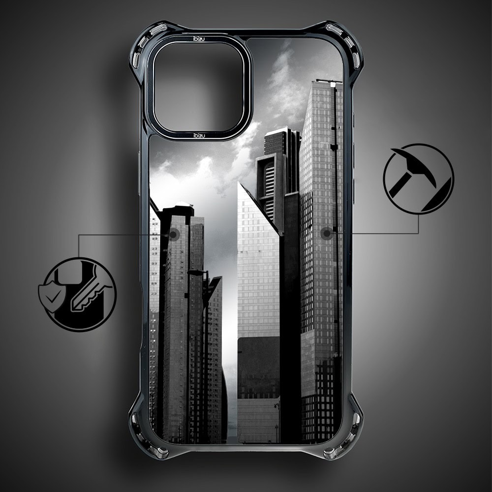 Etui do iPhone 13, Ibizu DropGuard Ultra z MagSafe, Noir City, Manhattan (2)
