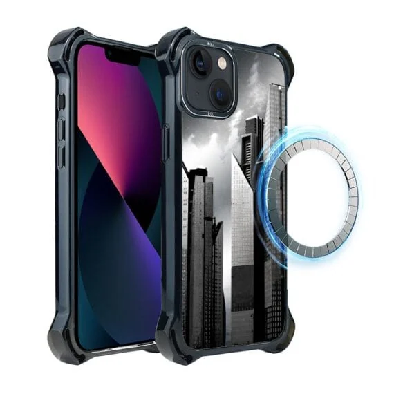Etui do iPhone 13, Ibizu DropGuard Ultra z MagSafe, Noir City, Manhattan (3)