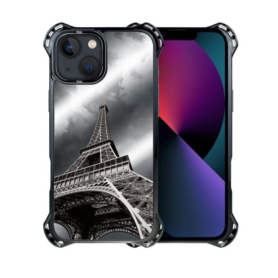 Etui do iPhone 13, Ibizu DropGuard Ultra z MagSafe, Noir City, Wieża Eiffla (1)