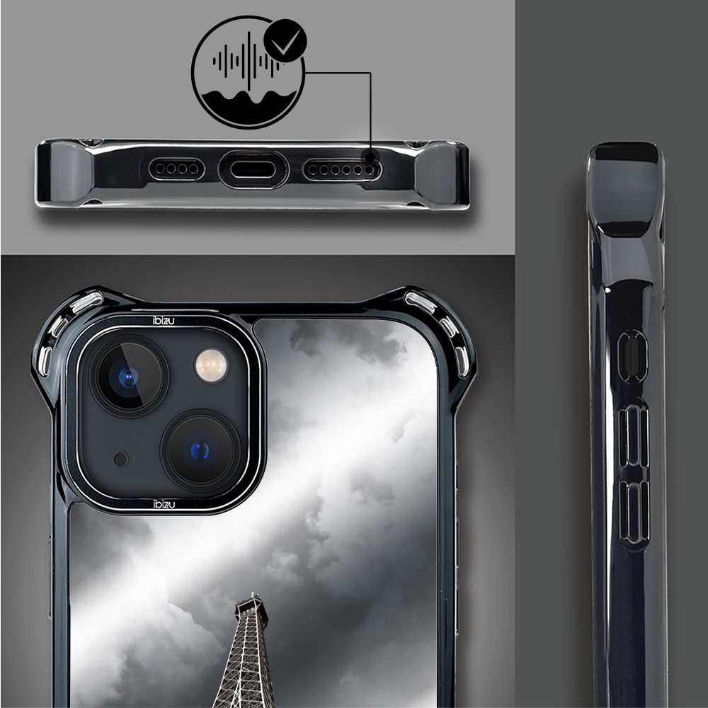 Etui do iPhone 13, Ibizu DropGuard Ultra z MagSafe, Noir City, Wieża Eiffla (5)