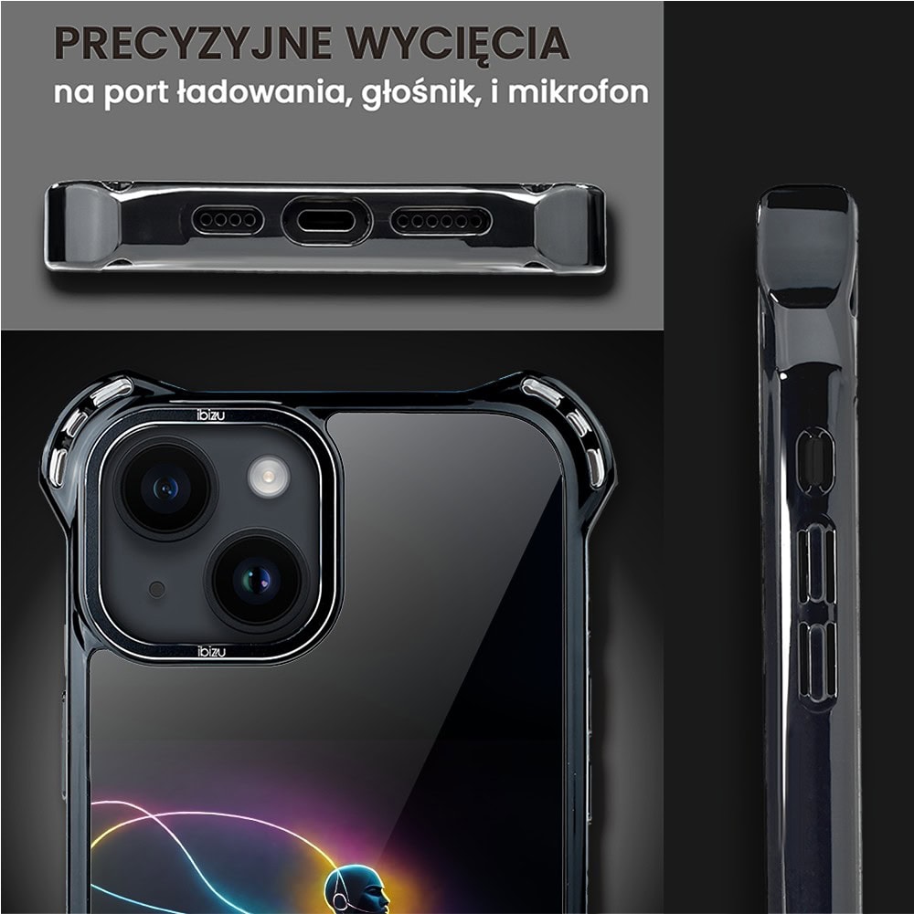 Etui do iPhone 14, Ibizu DropGuard Ultra z MagSafe, ElectroMove, Duch koszykówki (5)