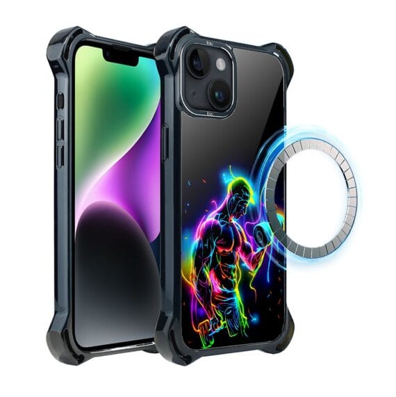 Etui do iPhone 14, Ibizu DropGuard Ultra z MagSafe, ElectroMove, Jest moc (3)