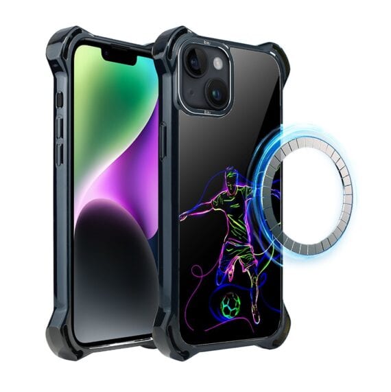 Etui do iPhone 14, Ibizu DropGuard Ultra z MagSafe, #ElectroMove, Moc futball'u (3)
