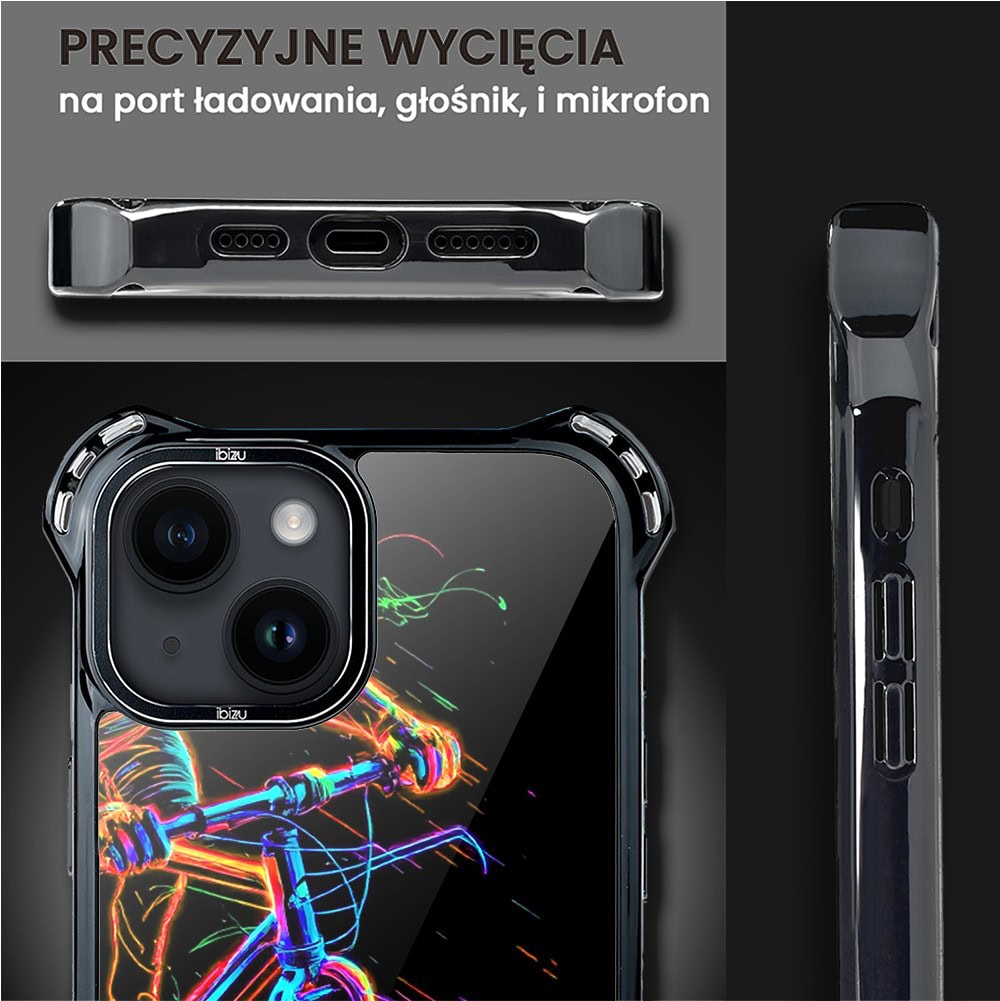Etui do iPhone 14, Ibizu DropGuard Ultra z MagSafe, ElectroMove, Rowerowa wibracja (6)