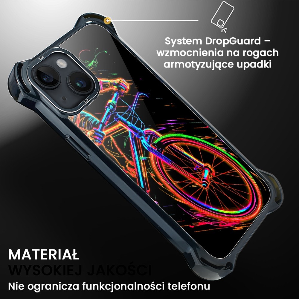 Etui do iPhone 14, Ibizu DropGuard Ultra z MagSafe, ElectroMove, Rowerowa wibracja (8)