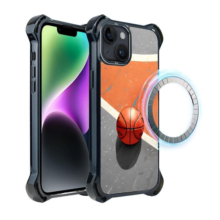 Etui do iPhone 14, Ibizu DropGuard Ultra z MagSafe, Move, Koszykówka (3)