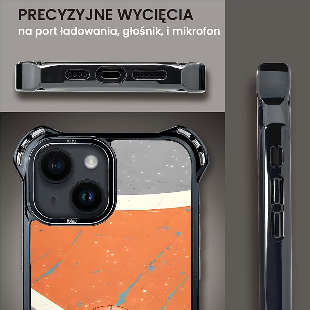 Etui do iPhone 14, Ibizu DropGuard Ultra z MagSafe, Move, Koszykówka (5)