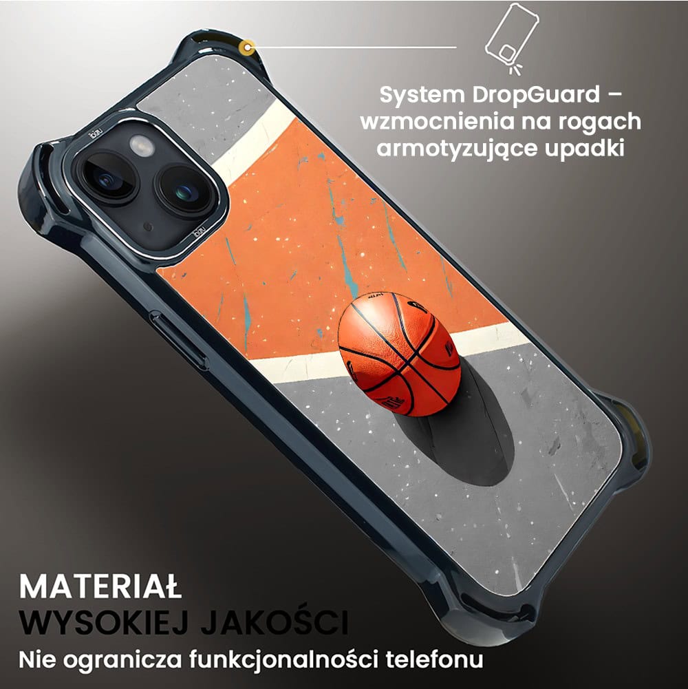 Etui do iPhone 14, Ibizu DropGuard Ultra z MagSafe, Move, Koszykówka (7)