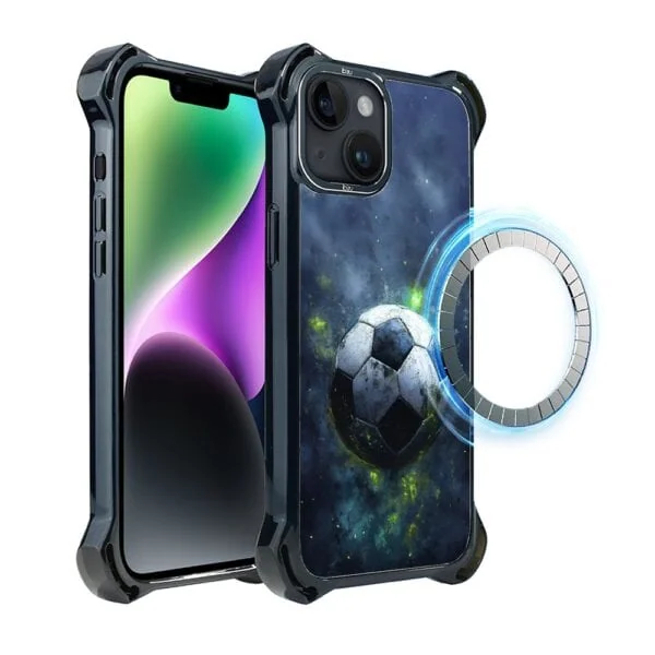 Etui do iPhone 14, Ibizu DropGuard Ultra z MagSafe, Move, Piłka nożna (3)