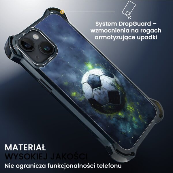 Etui do iPhone 14, Ibizu DropGuard Ultra z MagSafe, Move, Piłka nożna (7)