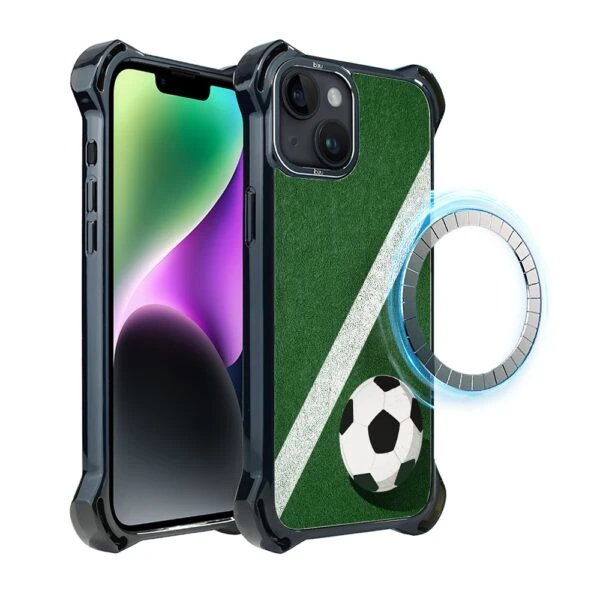 Etui do iPhone 14, Ibizu DropGuard Ultra z MagSafe, Move, Przy boisku (3)