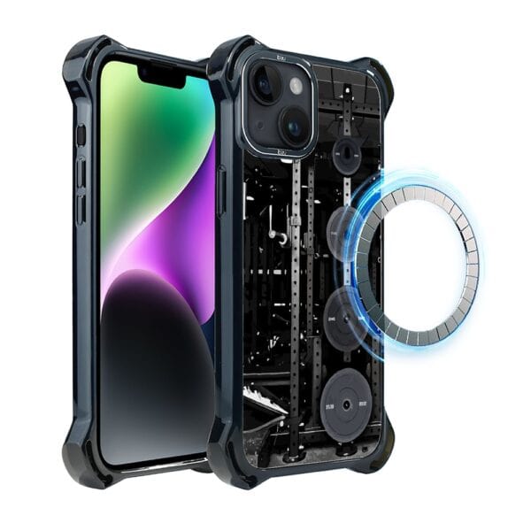 Etui do iPhone 14, Ibizu DropGuard Ultra z MagSafe, Move, Stacja Żelazo (3)