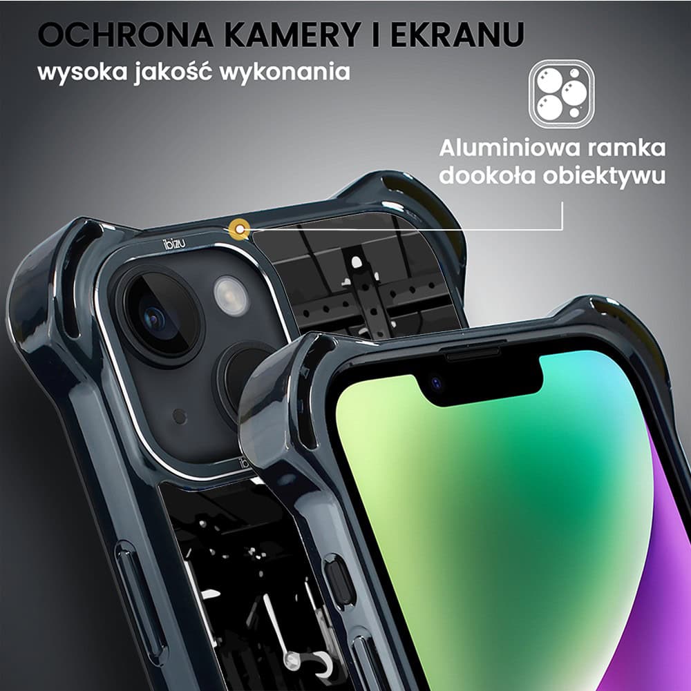 Etui do iPhone 14, Ibizu DropGuard Ultra z MagSafe, Move, Stacja Żelazo (6)