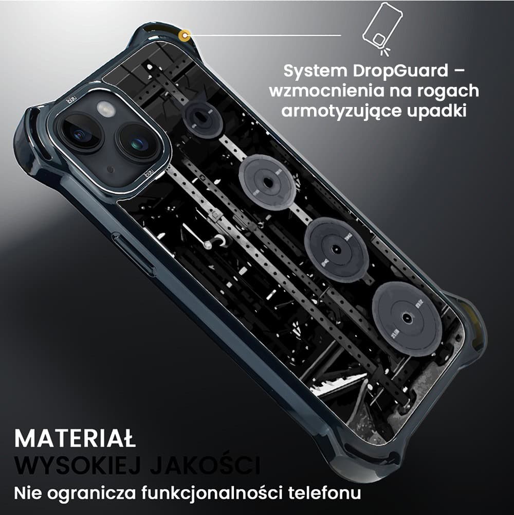 Etui do iPhone 14, Ibizu DropGuard Ultra z MagSafe, Move, Stacja Żelazo (7)