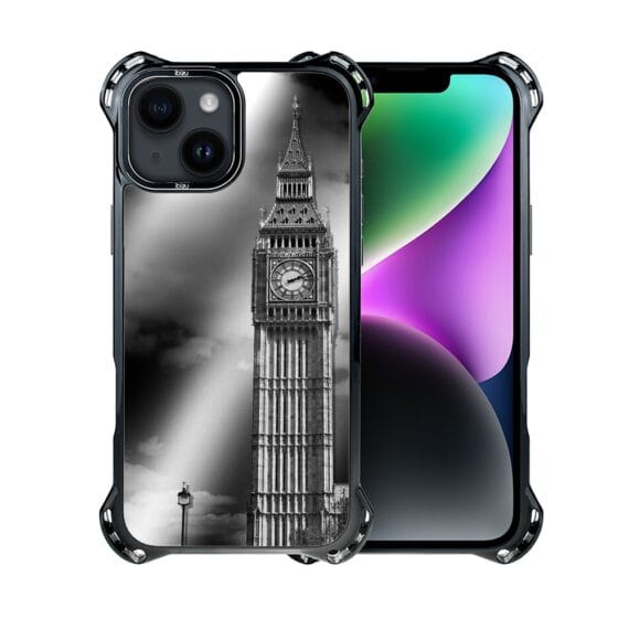Etui do iPhone 14, Ibizu DropGuard Ultra z MagSafe, Noir City, Big Ben (1)