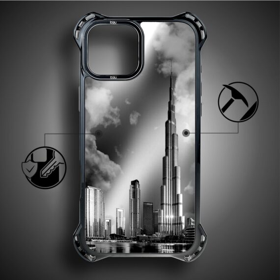 Etui do iPhone 14, Ibizu DropGuard Ultra z MagSafe, Noir City, Burj Khalifa (2)