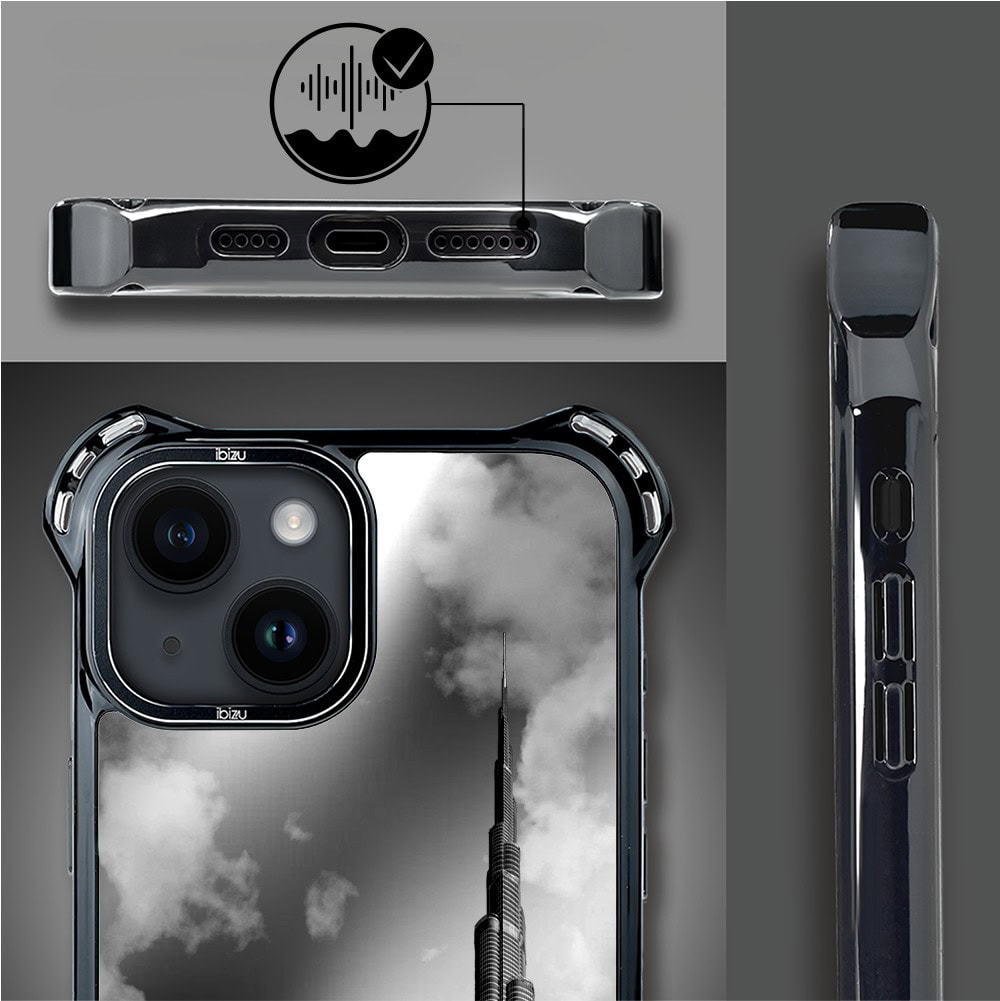 Etui do iPhone 14, Ibizu DropGuard Ultra z MagSafe, Noir City, Burj Khalifa (5)