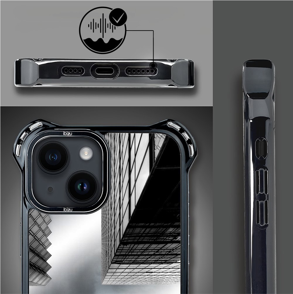 Etui do iPhone 14, Ibizu DropGuard Ultra z MagSafe, Noir City, Drapacze Chmur (5)