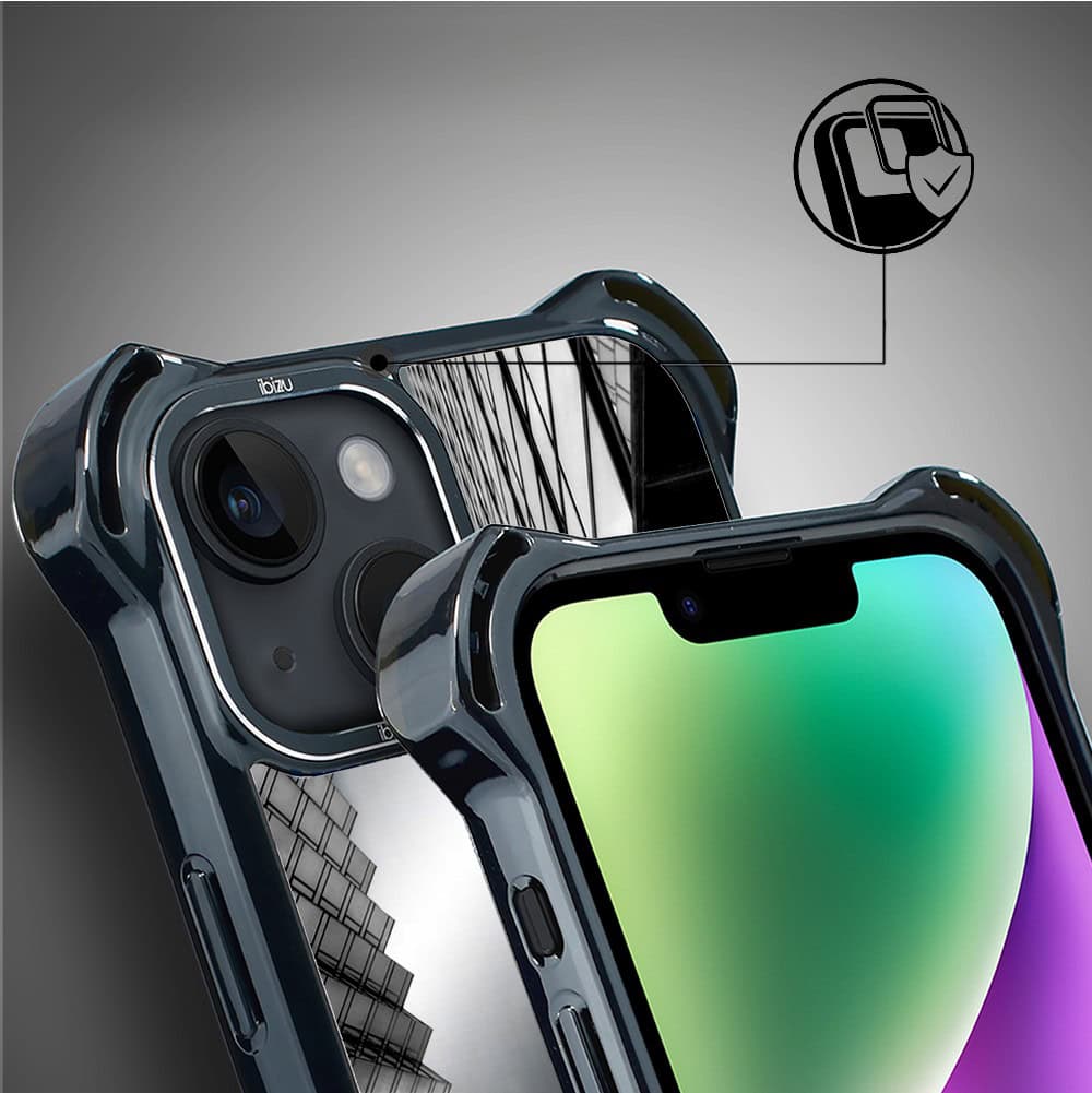 Etui do iPhone 14, Ibizu DropGuard Ultra z MagSafe, Noir City, Drapacze Chmur (6)