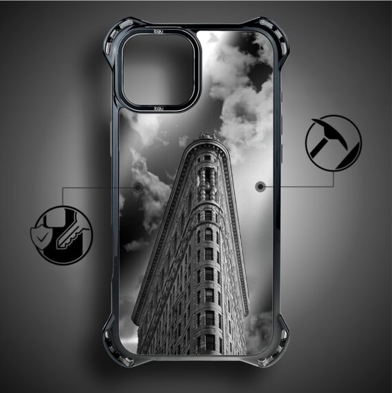Etui do iPhone 14, Ibizu DropGuard Ultra z MagSafe, Noir City, Flatiron (2)