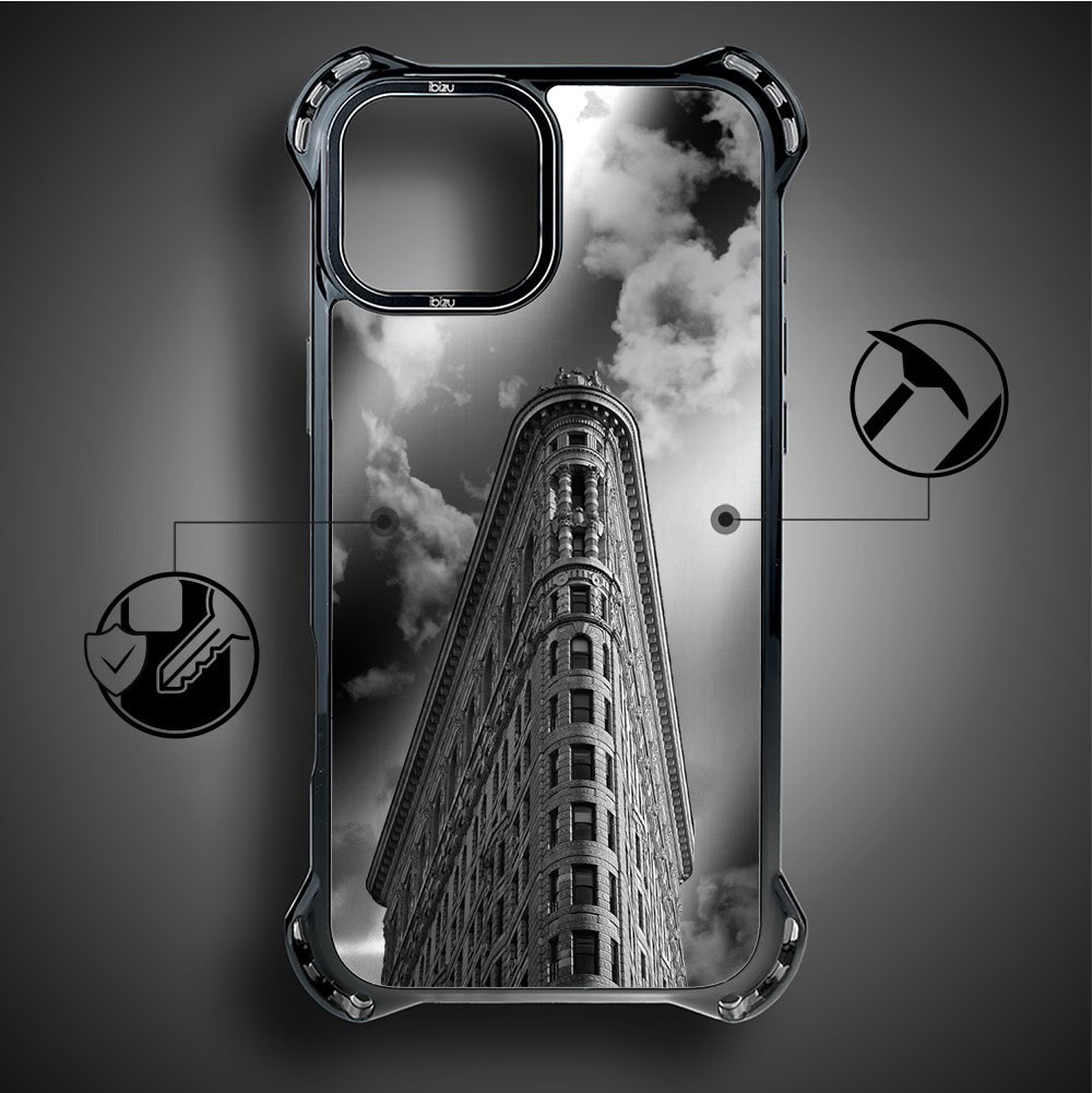 Etui do iPhone 14, Ibizu DropGuard Ultra z MagSafe, Noir City, Flatiron (2)