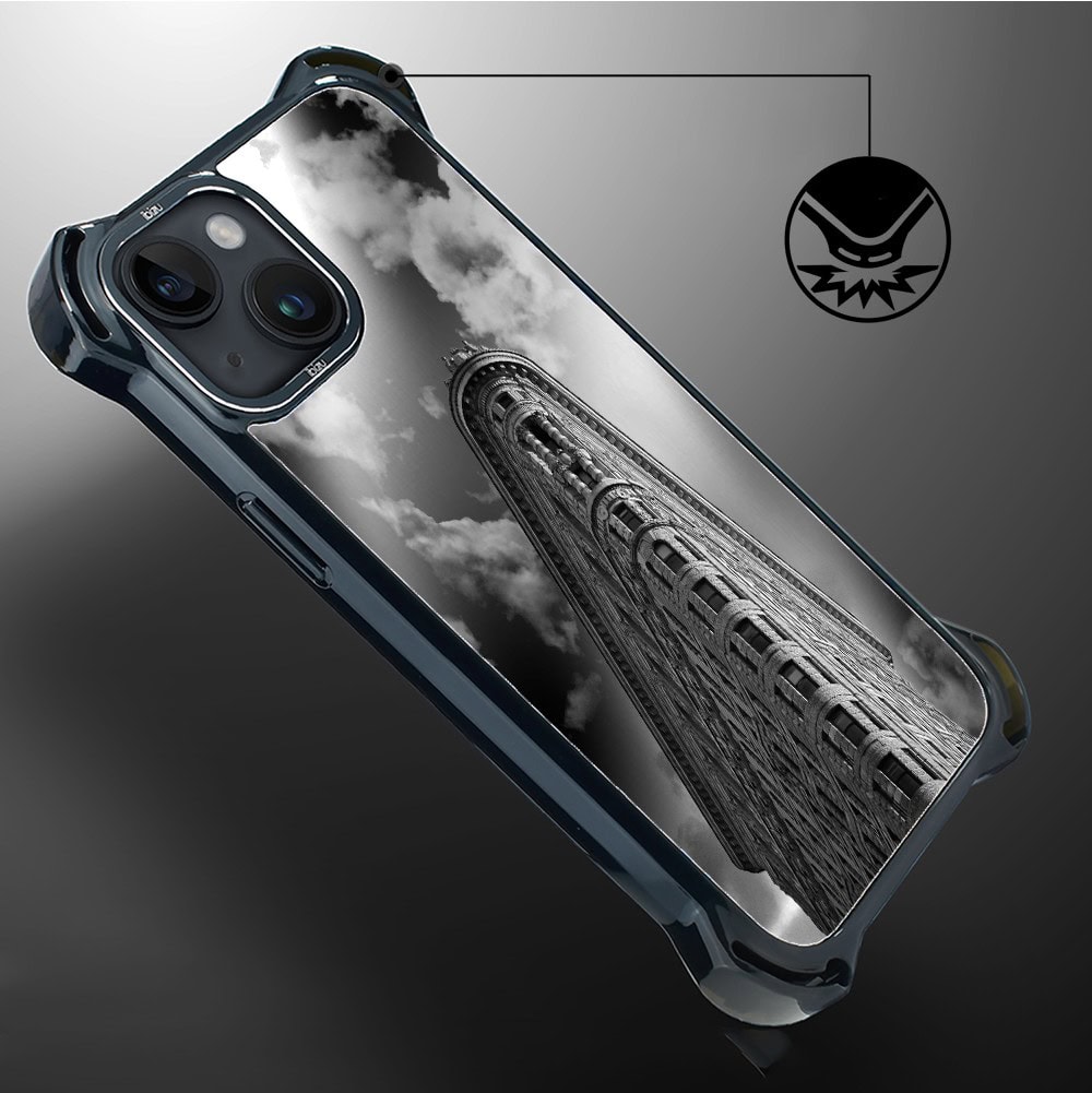 Etui do iPhone 14, Ibizu DropGuard Ultra z MagSafe, Noir City, Flatiron (7)