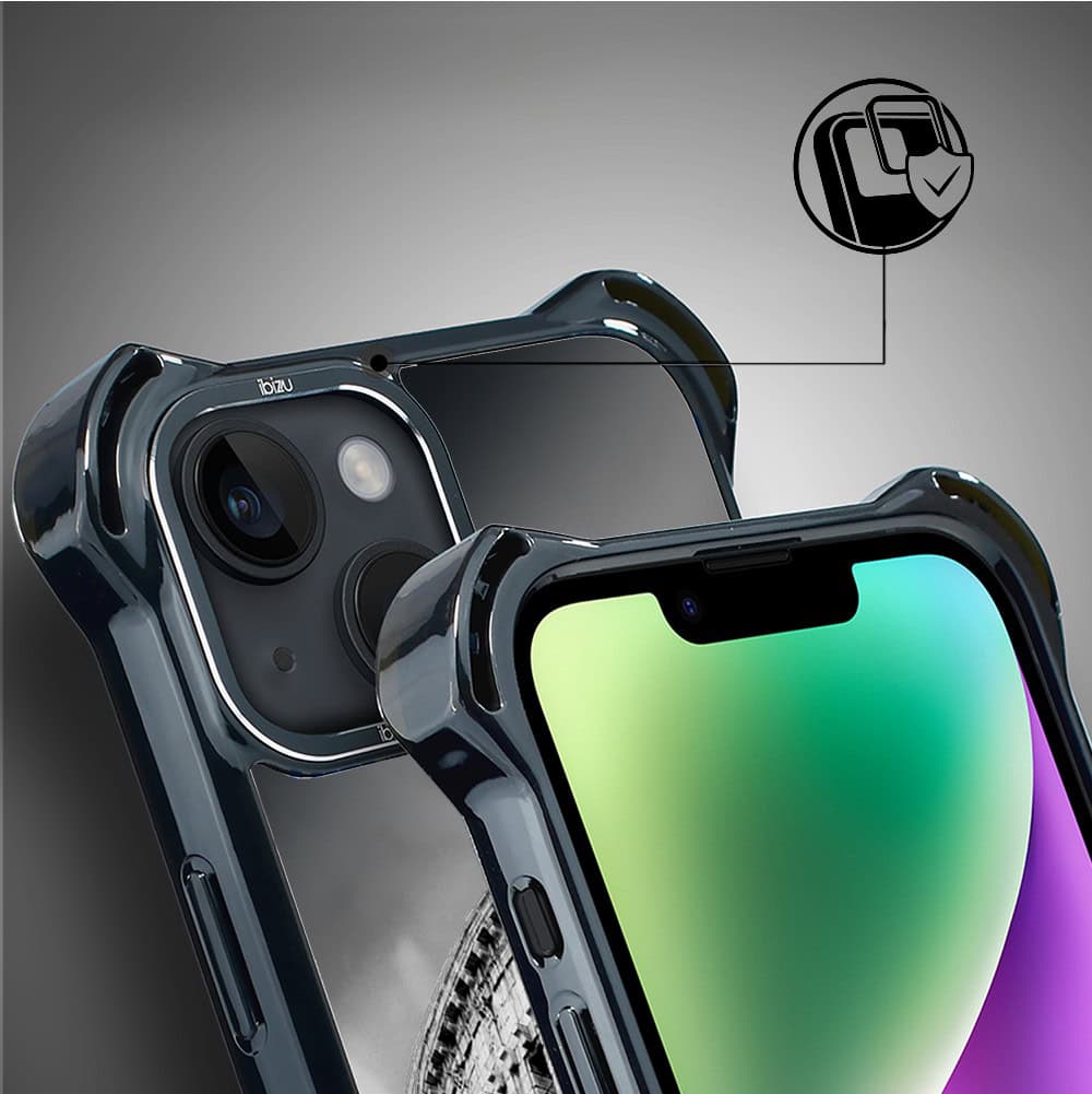 Etui do iPhone 14, Ibizu DropGuard Ultra z MagSafe, Noir City, Koloseum (2)