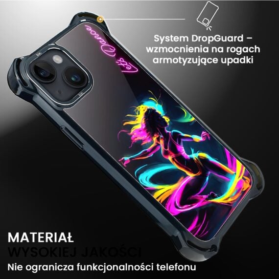 Etui do iPhone 14 Plus, Ibizu DropGuard Ultra z MagSafe, #ElectroMove, Taneczny rytm (2)