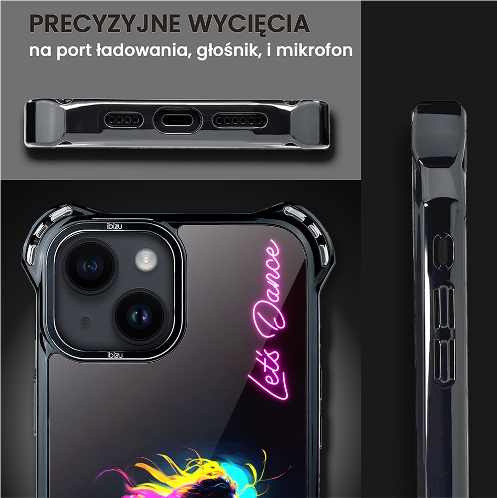 Etui do iPhone 14 Plus, Ibizu DropGuard Ultra z MagSafe, #ElectroMove, Taneczny rytm (8)