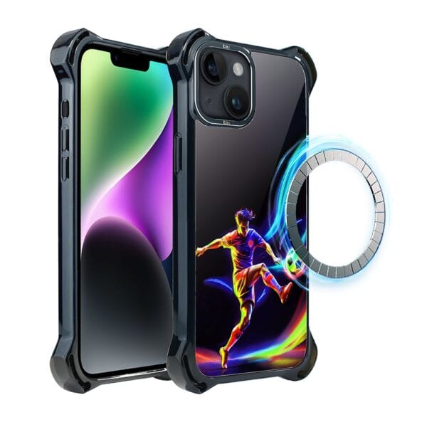 Etui do iPhone 14 IBIZU DropGuard Ultra z MagSafe, #ElectroMove, W rytmie piłki nożnej