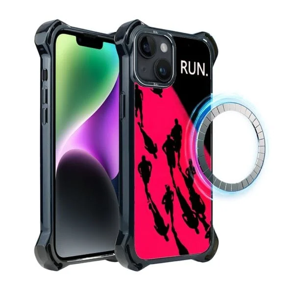 Etui do iPhone 14 Plus, Ibizu DropGuard Ultra z MagSafe, Move, Nocny maraton (3)