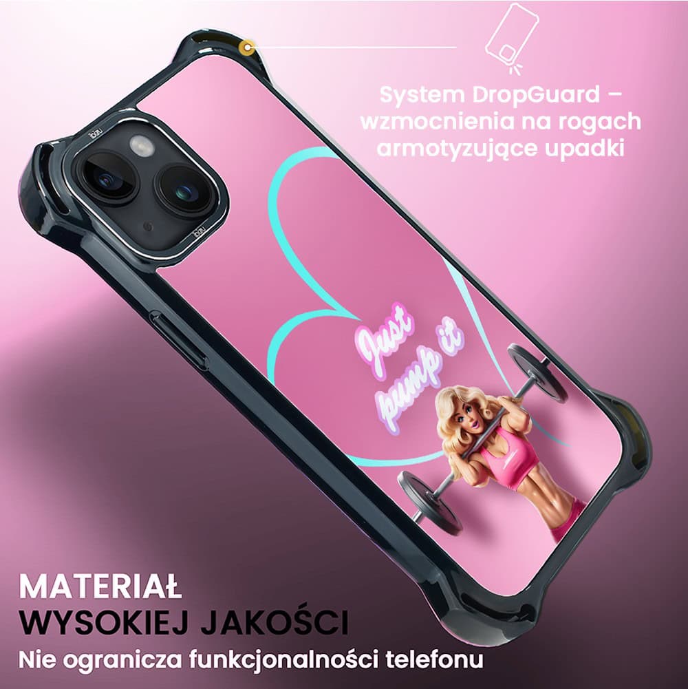 Etui do iPhone 14 Plus, Ibizu DropGuard Ultra z MagSafe, Move, Pump it love (7)