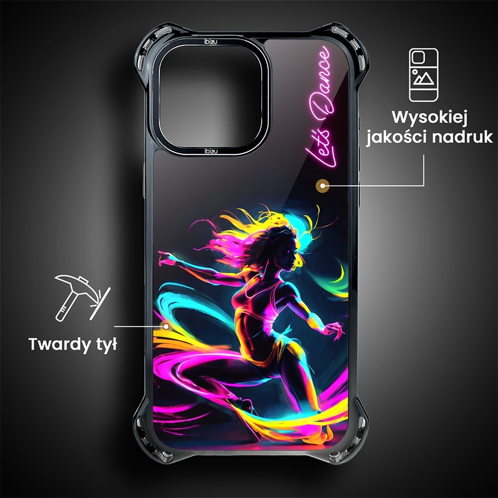Etui do iPhone 14 Pro, Ibizu DropGuard Ultra z MagSafe, #ElectroMove, Taneczny rytm (1)
