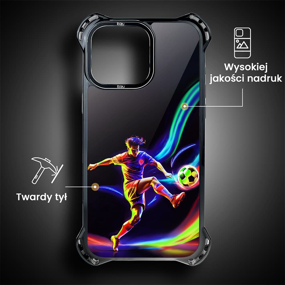 Etui do iPhone 14 Pro, Ibizu DropGuard Ultra z MagSafe, #ElectroMove, W rytmie piłki nożnej (1)