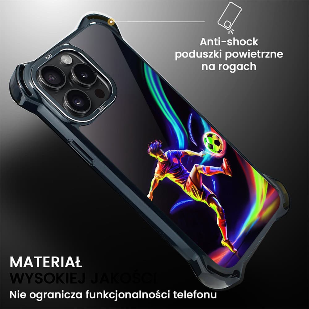 Etui do iPhone 14 Pro, Ibizu DropGuard Ultra z MagSafe, #ElectroMove, W rytmie piłki nożnej (3)
