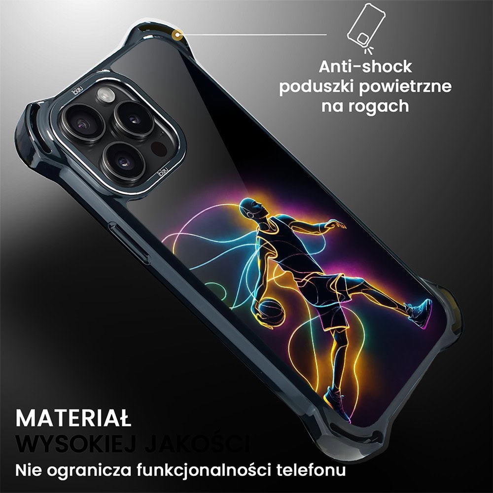 Etui do iPhone 14 Pro Max, Ibizu DropGuard Ultra z MagSafe, #ElectroMove, Duch koszykówki (3)
