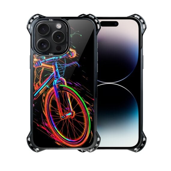 Etui do iPhone 14 Pro Max, Ibizu DropGuard Ultra z MagSafe, #ElectroMove, Rowerowa wibracja (8)