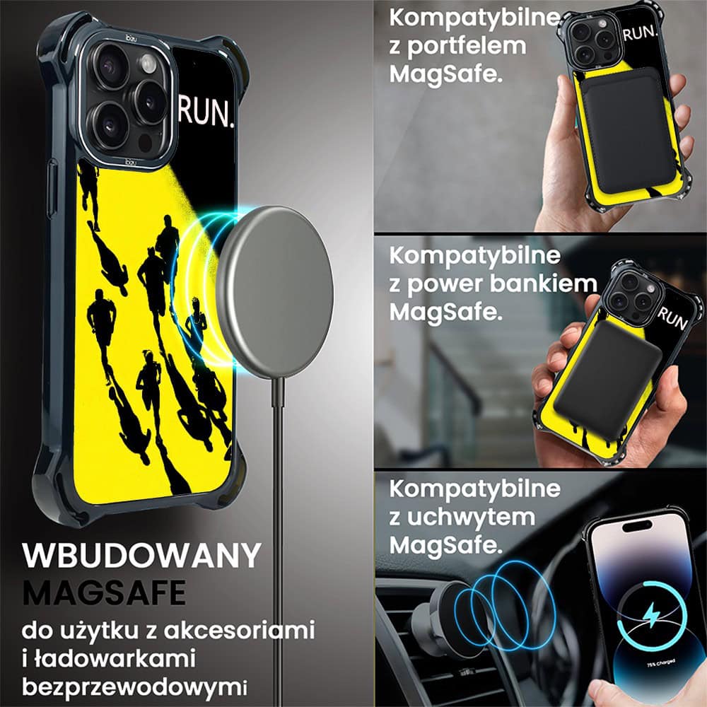 Etui do iPhone 14 Pro Max, Ibizu DropGuard Ultra z MagSafe, #Move, Bieg Mistrzów (2)