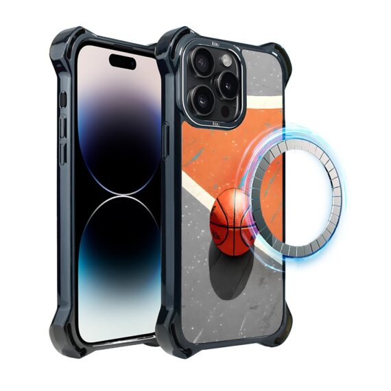 Etui do iPhone 14 Pro Max, Ibizu DropGuard Ultra z MagSafe, #Move, Koszykówka (7)