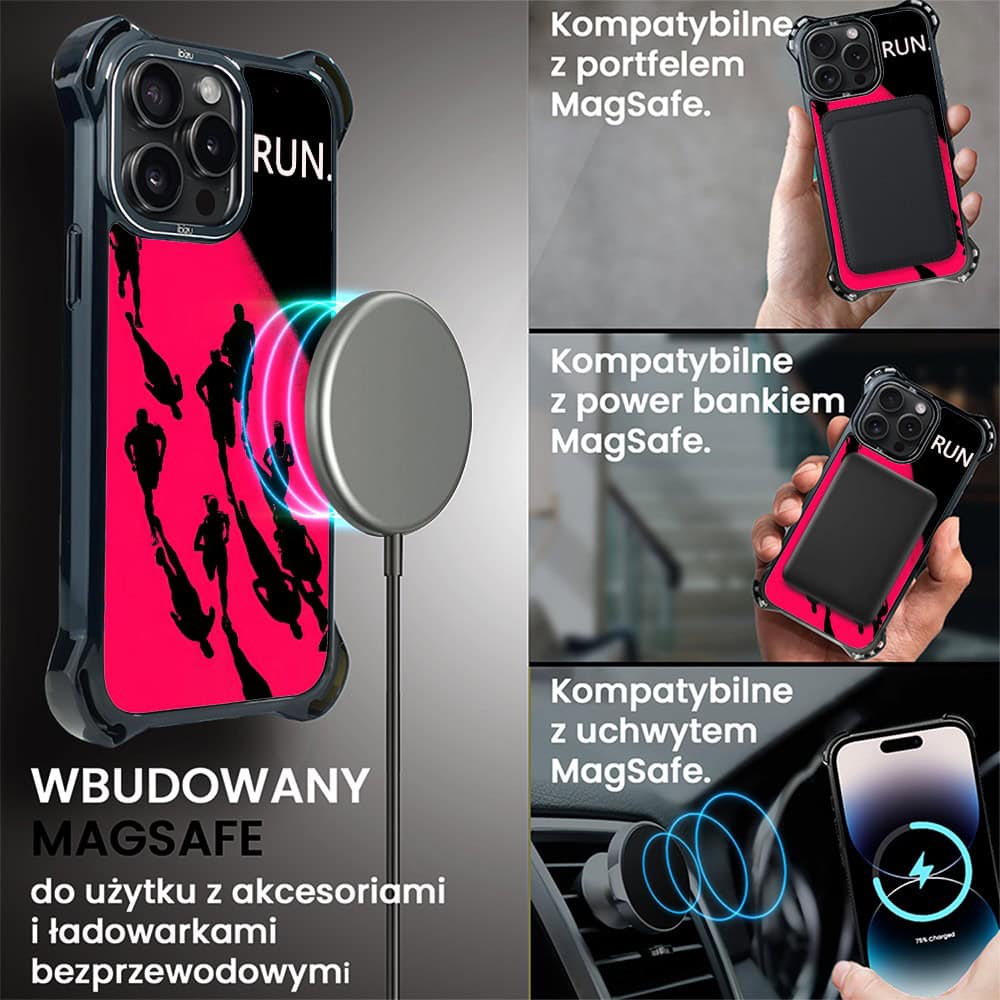 Etui do iPhone 14 Pro Max, Ibizu DropGuard Ultra z MagSafe, #Move, Nocny maraton (2)