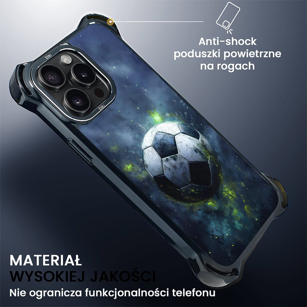 Etui do iPhone 14 Pro Max, Ibizu DropGuard Ultra z MagSafe, #Move, Piłka nożna (3)