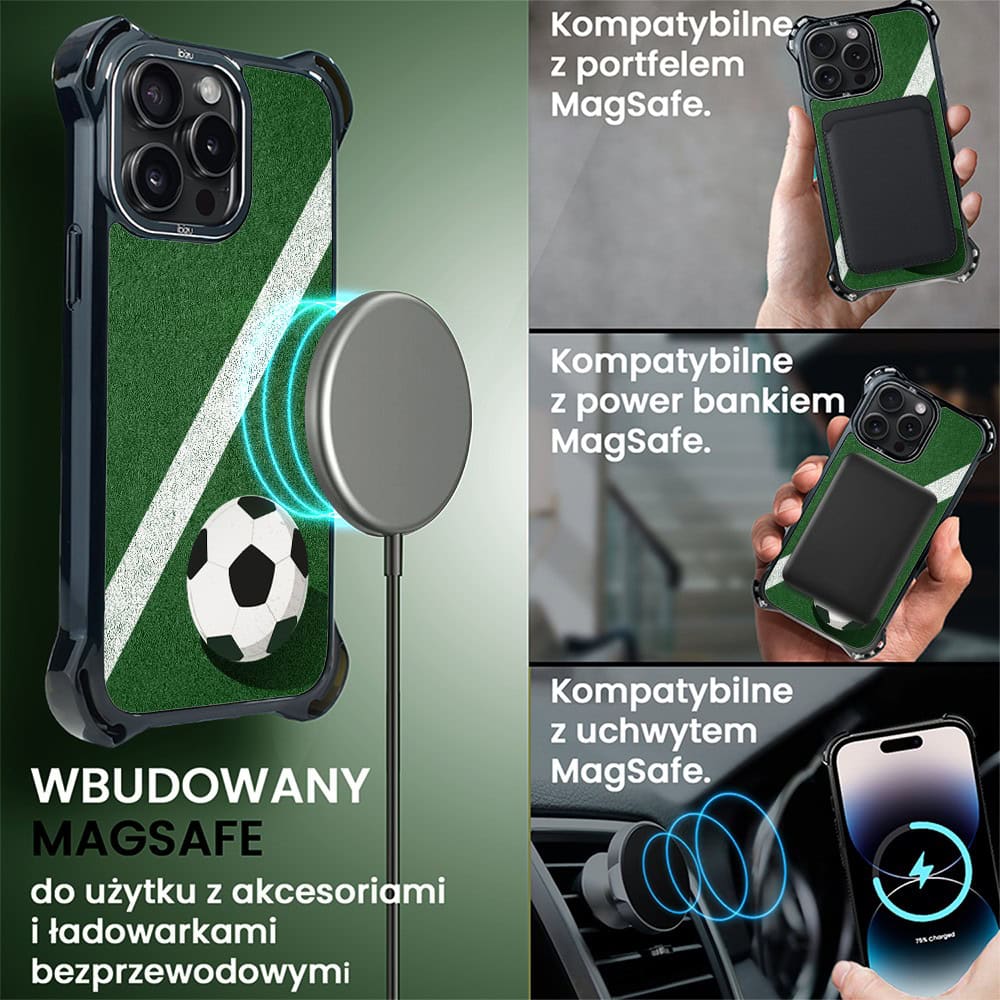 Etui do iPhone 14 Pro Max, Ibizu DropGuard Ultra z MagSafe, #Move, Przy boisku (2)
