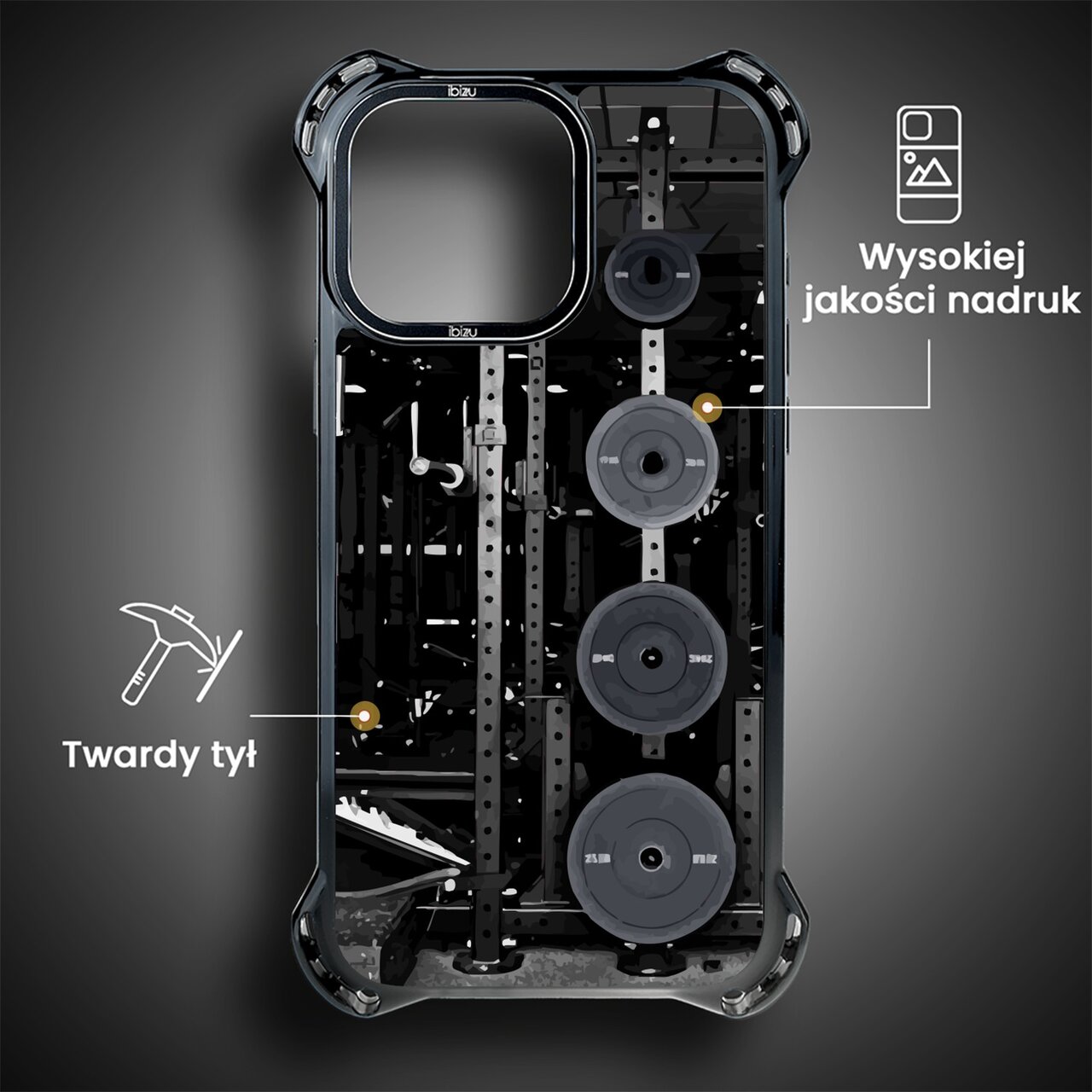 Etui do iPhone 14 Pro Max, Ibizu DropGuard Ultra z MagSafe, #Move, Stacja Żelazo (1)
