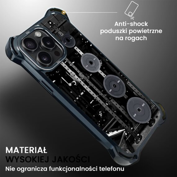 Etui do iPhone 14 Pro Max, Ibizu DropGuard Ultra z MagSafe, #Move, Stacja Żelazo (3)