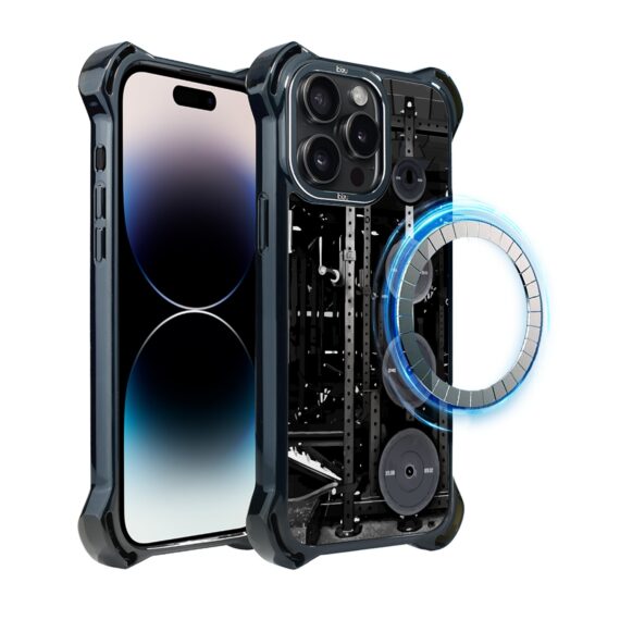 Etui do iPhone 14 Pro Max, Ibizu DropGuard Ultra z MagSafe, #Move, Stacja Żelazo (7)
