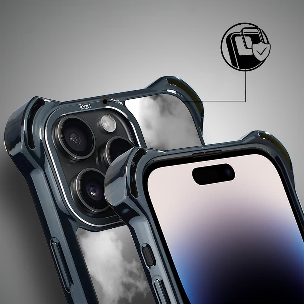 Etui do iPhone 14 Pro Max, Ibizu DropGuard Ultra z MagSafe, Noir City, Burj Khalifa (1)