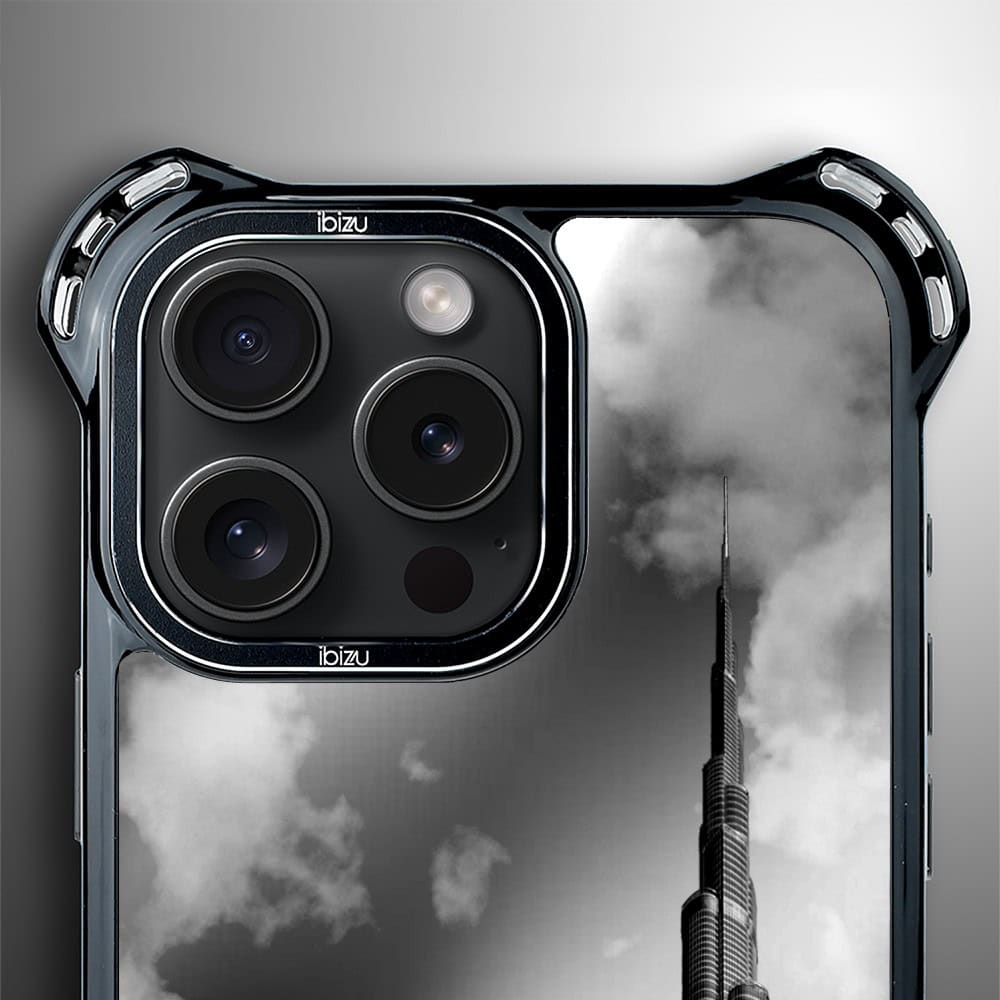 Etui do iPhone 14 Pro Max, Ibizu DropGuard Ultra z MagSafe, Noir City, Burj Khalifa (3)