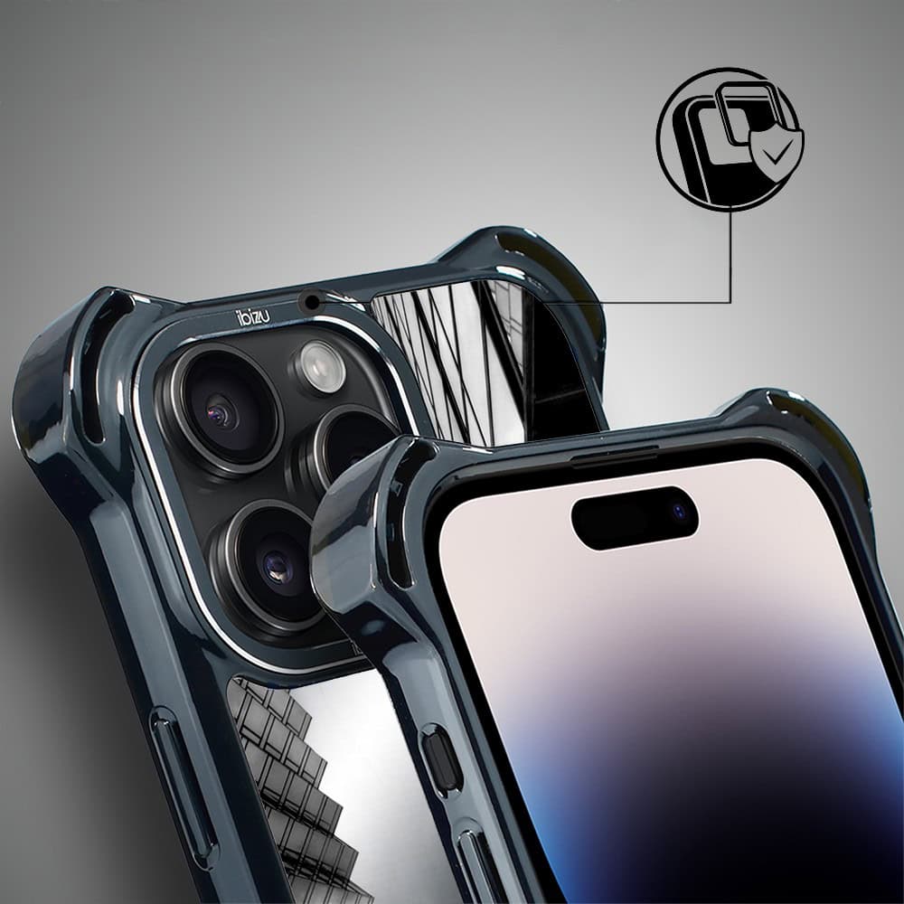 Etui do iPhone 14 Pro Max, Ibizu DropGuard Ultra z MagSafe, Noir City, Drapacze Chmur (12)