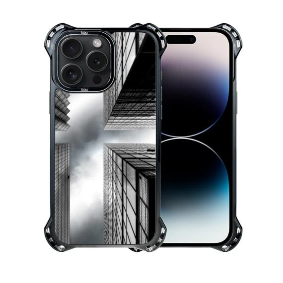 Etui do iPhone 14 Pro Max, Ibizu DropGuard Ultra z MagSafe, Noir City, Drapacze Chmur (9)